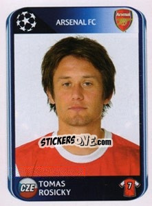 Sticker Tomas Rosicky - UEFA Champions League 2010-2011 n. 492 - Panini