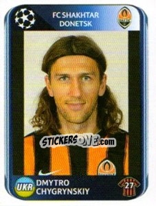 Figurina Dmytro Chygrynskiy - UEFA Champions League 2010-2011 n. 500 - Panini