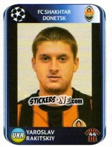 Sticker Yaroslav Rakitskiy - UEFA Champions League 2010-2011 n. 502 - Panini