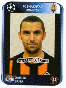 Sticker Darijo Srna - UEFA Champions League 2010-2011 n. 505 - Panini