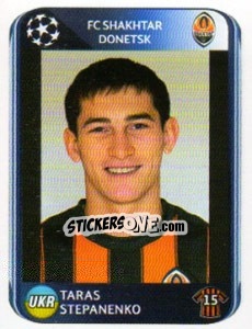 Cromo Taras Stepanenko - UEFA Champions League 2010-2011 - Panini