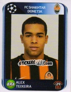 Figurina Alex Teixeira - UEFA Champions League 2010-2011 - Panini