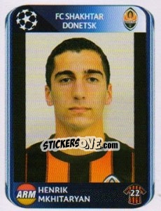 Sticker Henrikh Mkhitaryan - UEFA Champions League 2010-2011 n. 512 - Panini