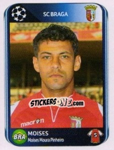 Cromo Moises - UEFA Champions League 2010-2011 n. 518 - Panini