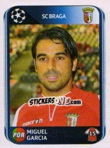 Sticker Miguel Garcia - UEFA Champions League 2010-2011 - Panini