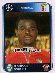 Figurina Elderson Echiejile - UEFA Champions League 2010-2011 - Panini