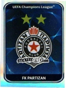Cromo FK Partizan Badge - UEFA Champions League 2010-2011 - Panini