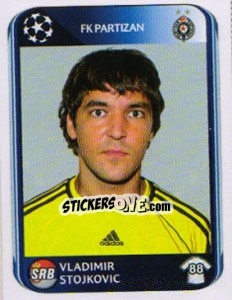 Sticker Vladimir Stojkovic - UEFA Champions League 2010-2011 - Panini