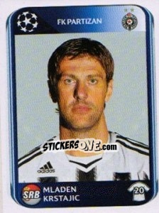 Sticker Mladen Krstajic - UEFA Champions League 2010-2011 n. 534 - Panini