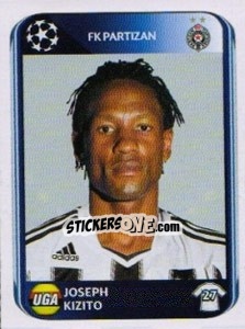Sticker Joseph Kizito - UEFA Champions League 2010-2011 - Panini