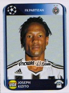 Sticker Joseph Kizito - UEFA Champions League 2010-2011 n. 536 - Panini