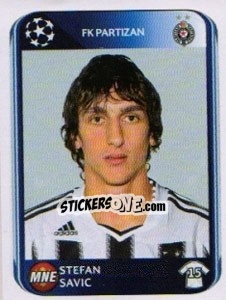Sticker Stefan Savic - UEFA Champions League 2010-2011 n. 539 - Panini