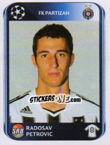 Cromo Radosav Petrovic - UEFA Champions League 2010-2011 - Panini