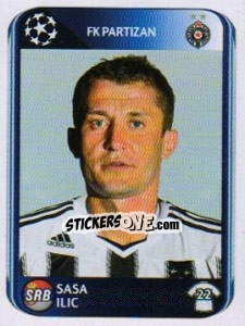 Cromo Sasa Ilic - UEFA Champions League 2010-2011 - Panini