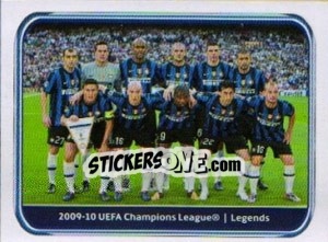 Figurina 2009-10 FC Internazionale Milano - Team - UEFA Champions League 2010-2011 - Panini