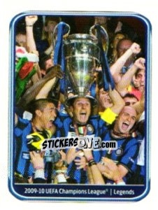 Sticker 2009-10 FC Internazionale Milano - Trophy - UEFA Champions League 2010-2011 - Panini