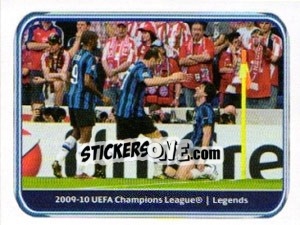Cromo 2009-10 FC Internazionale Milano - Goal - UEFA Champions League 2010-2011 - Panini