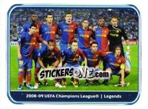 Sticker 2008-09 FC Barcelona - UEFA Champions League 2010-2011 n. 552 - Panini