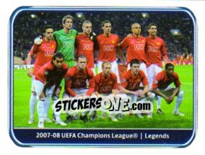 Sticker 2007-08 Manchester United FC - UEFA Champions League 2010-2011 n. 556 - Panini