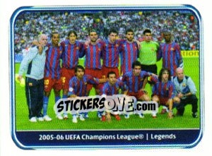 Sticker 2005-06 FC Barcelona - UEFA Champions League 2010-2011 n. 558 - Panini