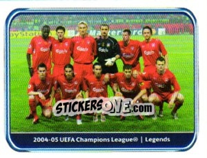 Sticker 2004-05 Liverpool FC - UEFA Champions League 2010-2011 n. 559 - Panini
