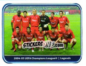 Cromo 2004-05 Liverpool FC