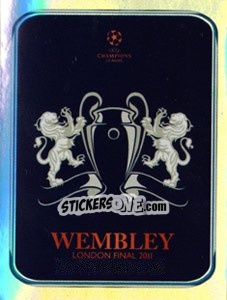 Sticker Poster London Final 2011 - UEFA Champions League 2010-2011 - Panini