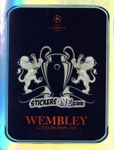 Sticker Poster London Final 2011 - UEFA Champions League 2010-2011 n. 4 - Panini