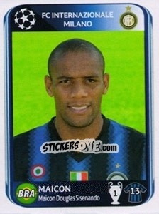 Figurina Maicon - UEFA Champions League 2010-2011 - Panini