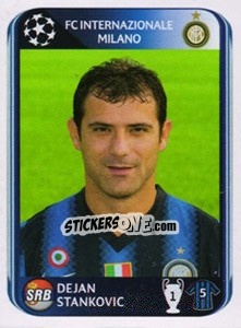 Sticker Dejan Stankovic - UEFA Champions League 2010-2011 - Panini