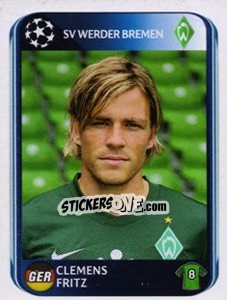 Sticker Clemens Fritz - UEFA Champions League 2010-2011 n. 26 - Panini
