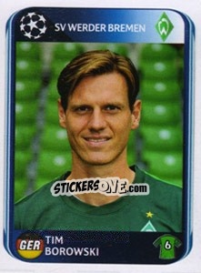 Figurina Tim Borowski - UEFA Champions League 2010-2011 - Panini