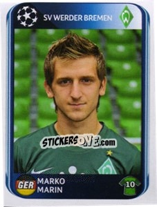 Sticker Marko Marin - UEFA Champions League 2010-2011 n. 32 - Panini