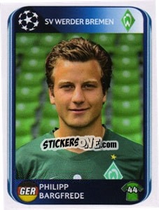 Figurina Philipp Bargfrede - UEFA Champions League 2010-2011 - Panini