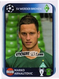 Sticker Marko Arnautovic - UEFA Champions League 2010-2011 n. 36 - Panini