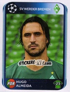 Cromo Hugo Almeida - UEFA Champions League 2010-2011 - Panini