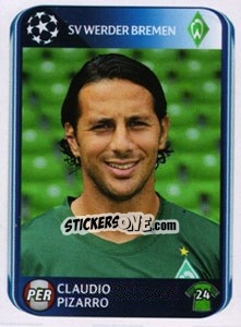 Sticker Claudio Pizarro - UEFA Champions League 2010-2011 n. 38 - Panini