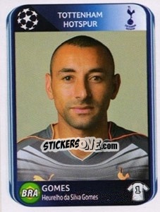 Sticker Heurelho Gomes - UEFA Champions League 2010-2011 n. 40 - Panini