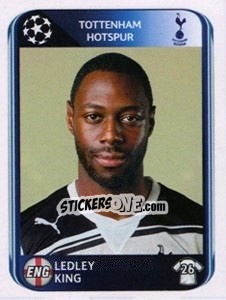 Sticker Ledley King - UEFA Champions League 2010-2011 - Panini