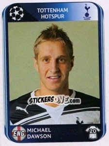 Sticker Michael Dawson - UEFA Champions League 2010-2011 n. 43 - Panini