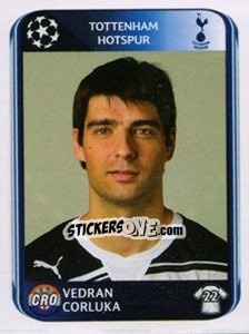 Sticker Vedran Corluka - UEFA Champions League 2010-2011 - Panini