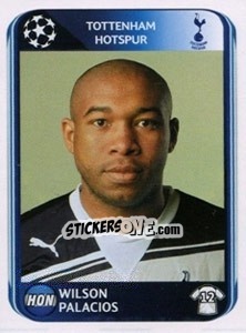 Sticker Wilson Palacios - UEFA Champions League 2010-2011 n. 46 - Panini