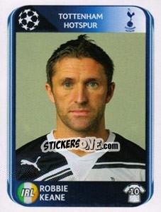Sticker Robbie Keane - UEFA Champions League 2010-2011 n. 52 - Panini