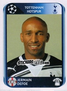 Cromo Jermain Defoe - UEFA Champions League 2010-2011 - Panini