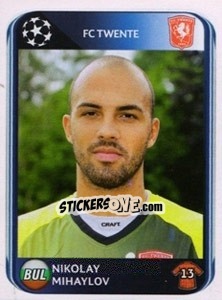 Sticker Nikolay Mihaylov - UEFA Champions League 2010-2011 n. 57 - Panini