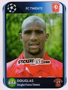 Sticker Douglas - UEFA Champions League 2010-2011 n. 60 - Panini