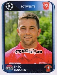 Sticker Theo Janssen - UEFA Champions League 2010-2011 n. 65 - Panini