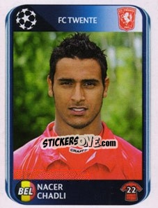 Sticker Nacer Chadli - UEFA Champions League 2010-2011 - Panini