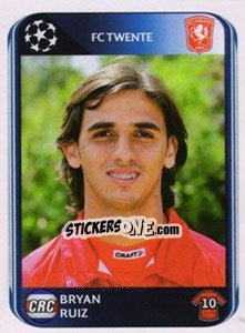Sticker Bryan Ruiz - UEFA Champions League 2010-2011 - Panini