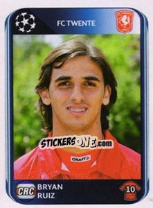 Sticker Bryan Ruiz - UEFA Champions League 2010-2011 n. 70 - Panini